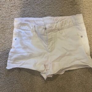 Justice white jorts!